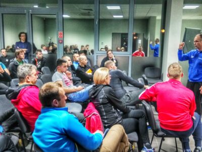 Podziękowania i podsumowanie konferencji dla trenerów w Wałczu