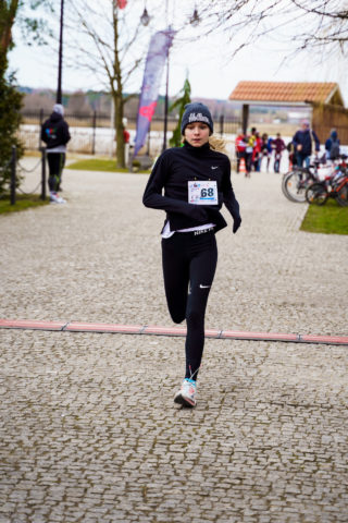 Julia Mizik na dobiegu