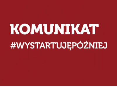 Komunikat w sprawie zawodów centralnych.